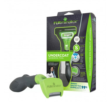 Escova Furminator para Cães Porte Pequeno com Pelos Curtos 