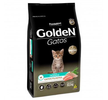 Ração Seca Golden para Gatos Filhotes Frango - 10,1kg