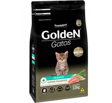 Ração Seca Golden para Gatos Filhotes Frango - 1kg