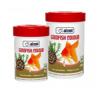 Alimento Completo Goldfish Colour Alcon para Kinguios e Kois - 100g