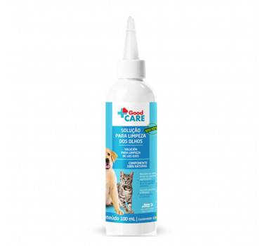 Solução para Limpeza dos Olhos Good Care Mundo Animal para Cães e Gatos - 100ml