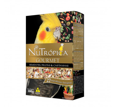 Alimento Super Premium Nutrópica Gourmet para Calopsitas - 300g