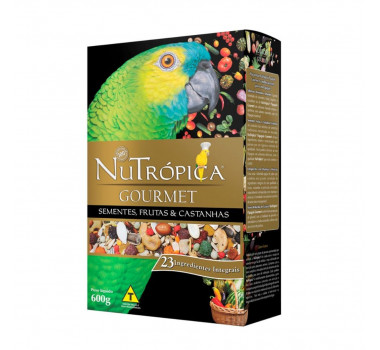 Alimento Super Premium Nutrópica Gourmet para Papagaios - 600g