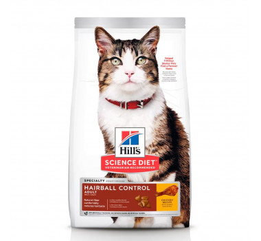 Ração Seca Hills Science Diet Hairball Control para Gatos Adultos - 1,58kg