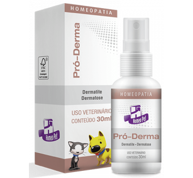 Spray Homeopático Pro Derma Homeopet RealH para Cães e Gatos - 30ml
