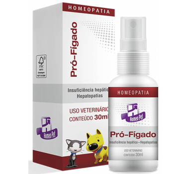Spray Homeopático Pro Figado Homeopet RealH para Cães e Gatos - 30ml