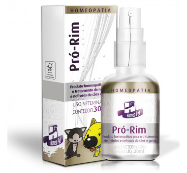 Spray Homeopático Pro Rim Homeopet RealH para Cães e Gatos - 30ml