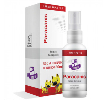 Spray Homeopático Paracanis Homeopet RealH para Cães - 30ml