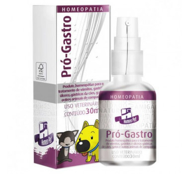Spray Homeopático Pro Gastro Homeopet RealH para Cães e Gatos - 30ml