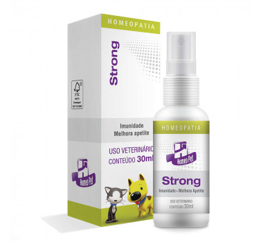 Spray Homeopático Strong Homeopet RealH para Cães e Gatos - 30ml