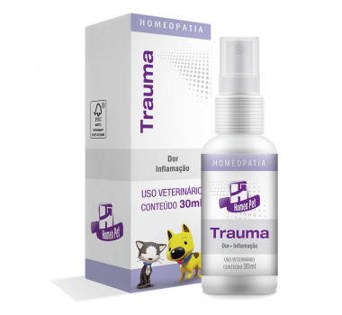 Spray Homeopático Trauma Homeopet RealH para Cães e Gatos - 30ml