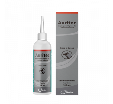 Solução Otológica Auritec Syntec para Cães e Gatos - 100ml