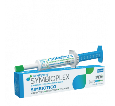 Probiótico + Prébiotico Onebyone Symbioplex Spin para Cães e Gatos - 14g