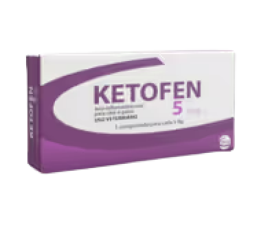 Anti-Inflamatório Ketofen 5mg Ceva para Cães e Gatos - 10 comprimidos