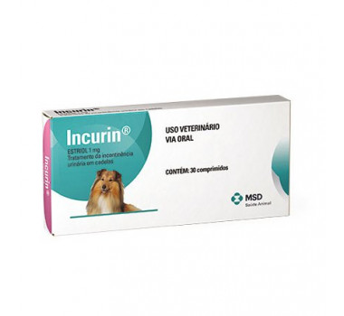 Incurin 1mg MSD para Cadelas - 30 comprimidos