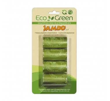  Refil Sacola Eco Green  Jambo - 4 unidades