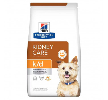 Ração Seca Hills Prescription Diet K/D Kidney Care para Cães - 1,5Kg
