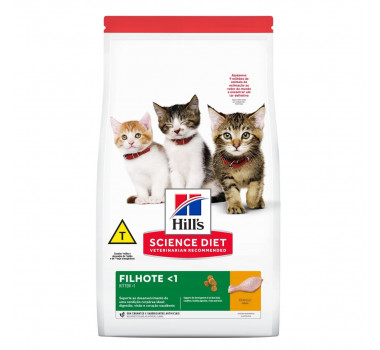 Ração Seca Hills Science Diet Kitten para Gatos Filhotes - 1kg