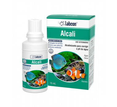 Alcalinizante para Corrigir o pH da Água Labcon Alcali Alcon para Aquários - 15ml