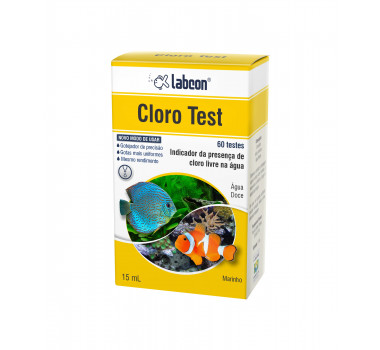 Indicador da Presença de Cloro na Água Labcon CloroTest Alcon para Aquários - 15ml