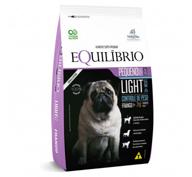 Ração Seca Equilíbrio Light para Cães Adultos Porte Pequeno - 1kg