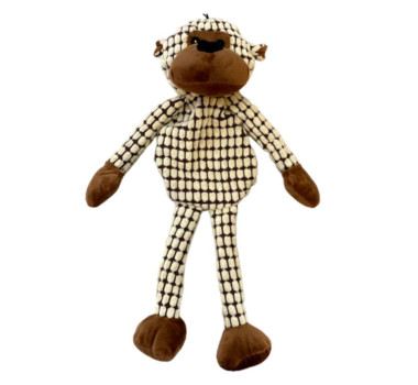 Brinquedo Pelucia Macaco Great Pets para Cães - Cinza