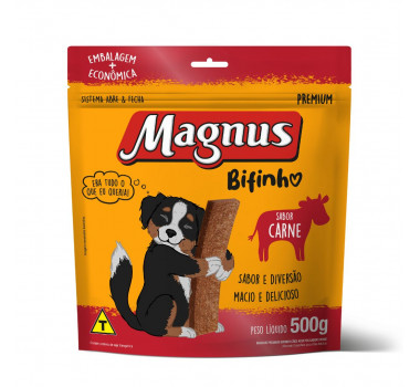 Bifinho Magnus para Cães Adultos  Sabor Carne - 500g