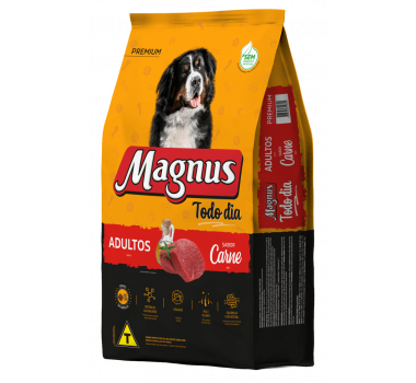 Ração Seca Magnus Premium Todo Dia Cães Adultos Sabor Carne-15Kg