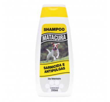 Shampoo Sarnicida e Antipulgas Matacura para Cães - 200ml 