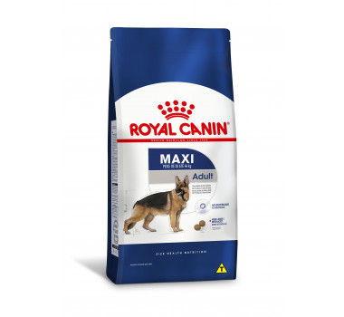 Ração Seca Royal Canin Maxi Adult para Cães Adultos de Porte Grande - 15Kg