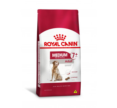 Ração Seca Royal Canin Medium Adult 7+ para Cães Idosos de Porte Médio Acima dos 7 anos - 15Kg