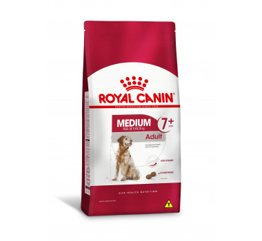 Ração Seca Royal Canin Medium Adult 7+ para Cães Idosos Porte Médio - 15Kg