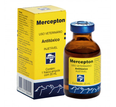 Antitóxico Mercepton Injetável Bravet - 20ml