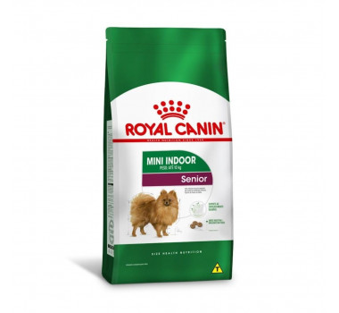 Ração Seca Royal Canin Mini Indoor Sênior para Cães Idosos Porte Pequeno - 2,5kg