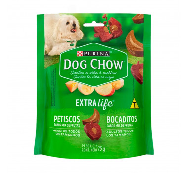 Petisco Dog Chow Carinhos Mix de Frutas Purina para Cães - 75g