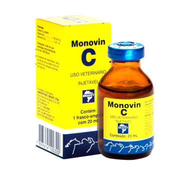 Suplemento Monovin C Injetável Bravet - 20ml 