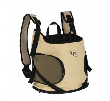 Mochila Canguru Transporte Pet  23003 UP4YOU para Cães e Gatos - Bege