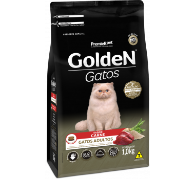 Ração Seca Golden para Gatos Adultos Carne - 1kg