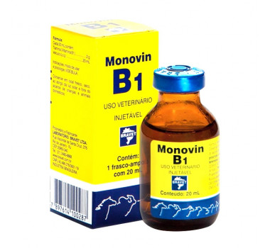 Suplemento Monovin B1 Injetável Bravet - 20ml 