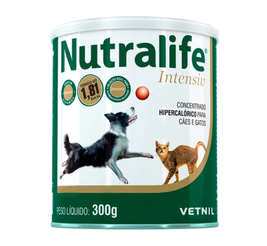 Hipercalórico Nutralife Intesiv Vetnil para Cães e Gatos - 300g