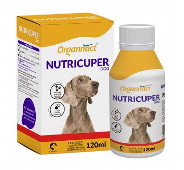 Suplemento Nutricuper Dog Organnact para Cães - 120ml 