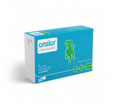 Anti-inflamatório Onsior Robenacoxibe 20mg Elanco para Cães  - 7 Comprimidos