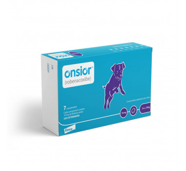 Anti-inflamatório Onsior Robenacoxibe 10mg Elanco para Cães - 7 Comprimidos