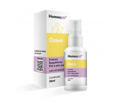 Spray Homeopático Osseo Homeopet para Cães e Gatos - 30ml