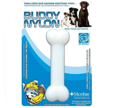 Brinquedo Osso Nylon Buddy Toys Mordedor para Cães