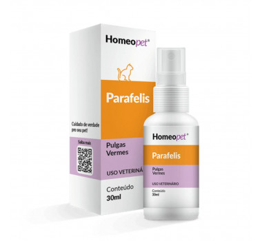 Spray Homeopático Parafelis Homeopet para Gatos - 30ml