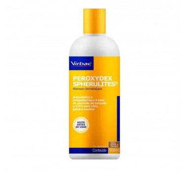 Shampoo Dermatólogico Peroxydex Spherulites Virbac para Cães e Gatos - 500ml