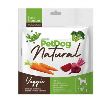 Biscoito PetDog Natural Veggie para Cães - 150g