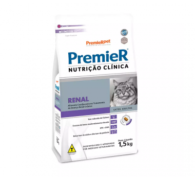 Ração Seca Premier Nutrição Clínica Renal para Gatos - 1,5kg