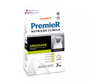 Ração Seca Premier Nutrição Clínica Obesidade para Cães de Porte Pequeno - 2Kg